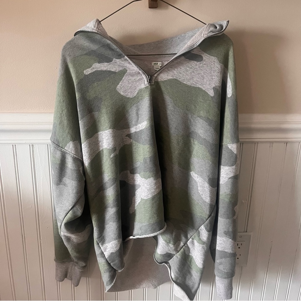 Aerie Camo Zip-Up